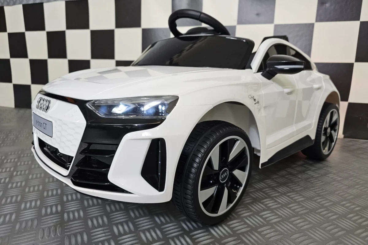 Otroški avto na akumulator AUDI E-Tron GT - Bela - 2