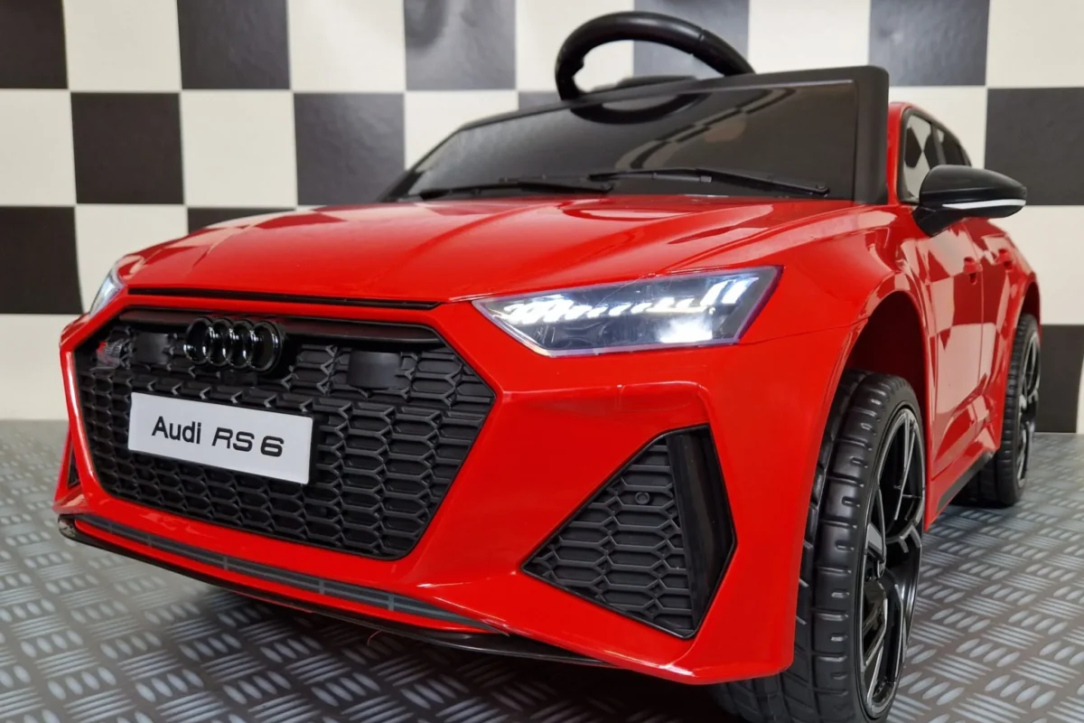 Otroški avto na akumulator AUDI RS6 - Rdeča - 1