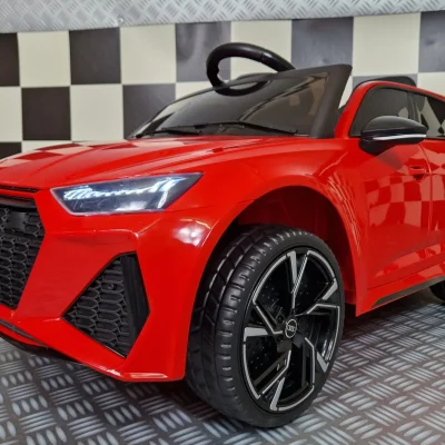 Otroški avto na akumulator AUDI RS6 - Rdeča - 2