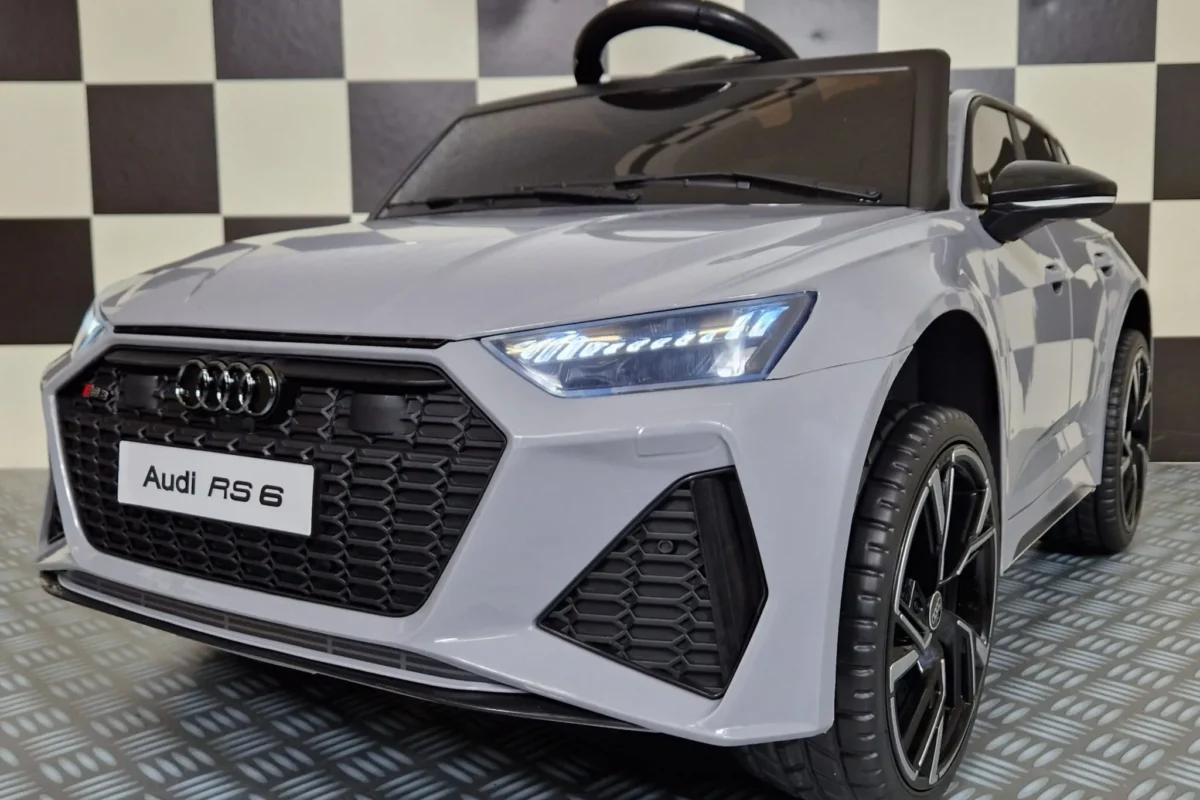Otroški avto na akumulator AUDI RS6 - Siva - 1