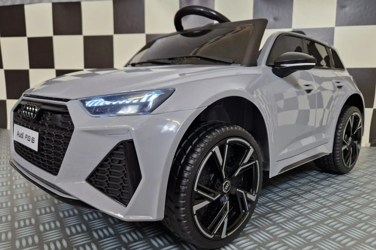 Otroški avto na akumulator AUDI RS6 - Siva - 2