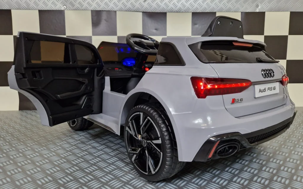 Otroški avto na akumulator AUDI RS6 - Siva - 5