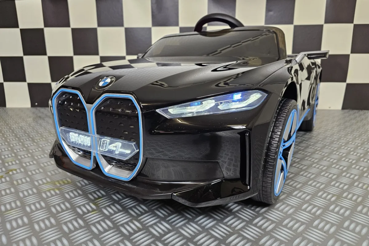 Otroški avto na akumulator BMW i4 - Črna - 1