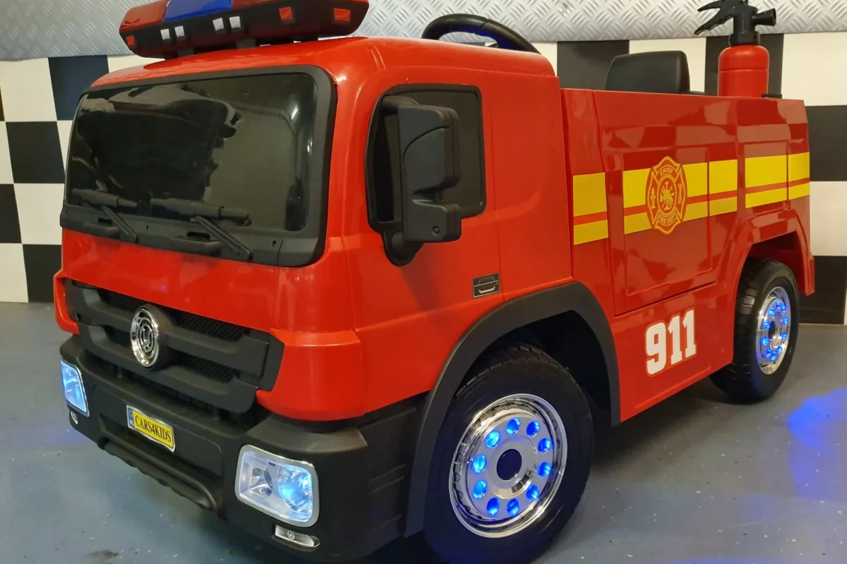 Otroški avto na baterije Gasilski avto 1