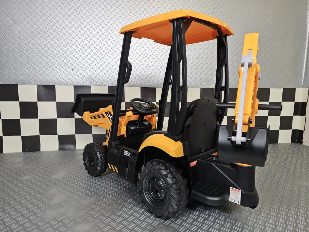 Otroški avto na baterije Traktor JCB Sitemaster s streho 5