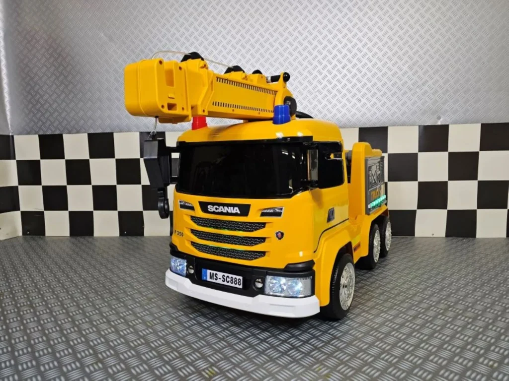Otroški avto na baterije Žerjav Scania 1