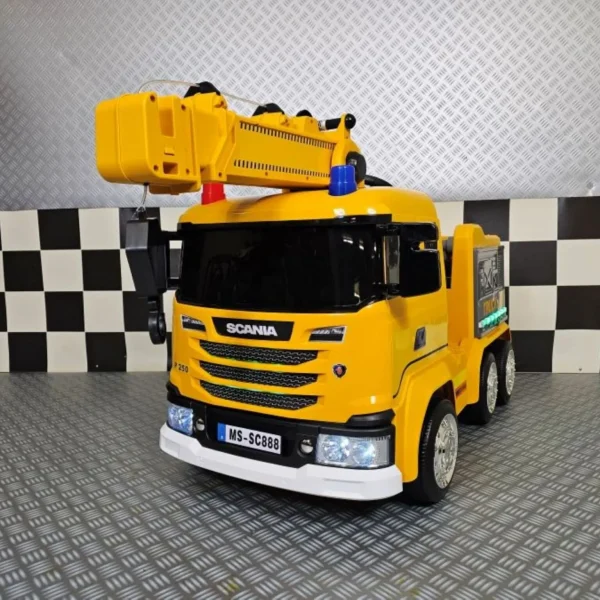 Otroški avto na baterije Žerjav Scania 1
